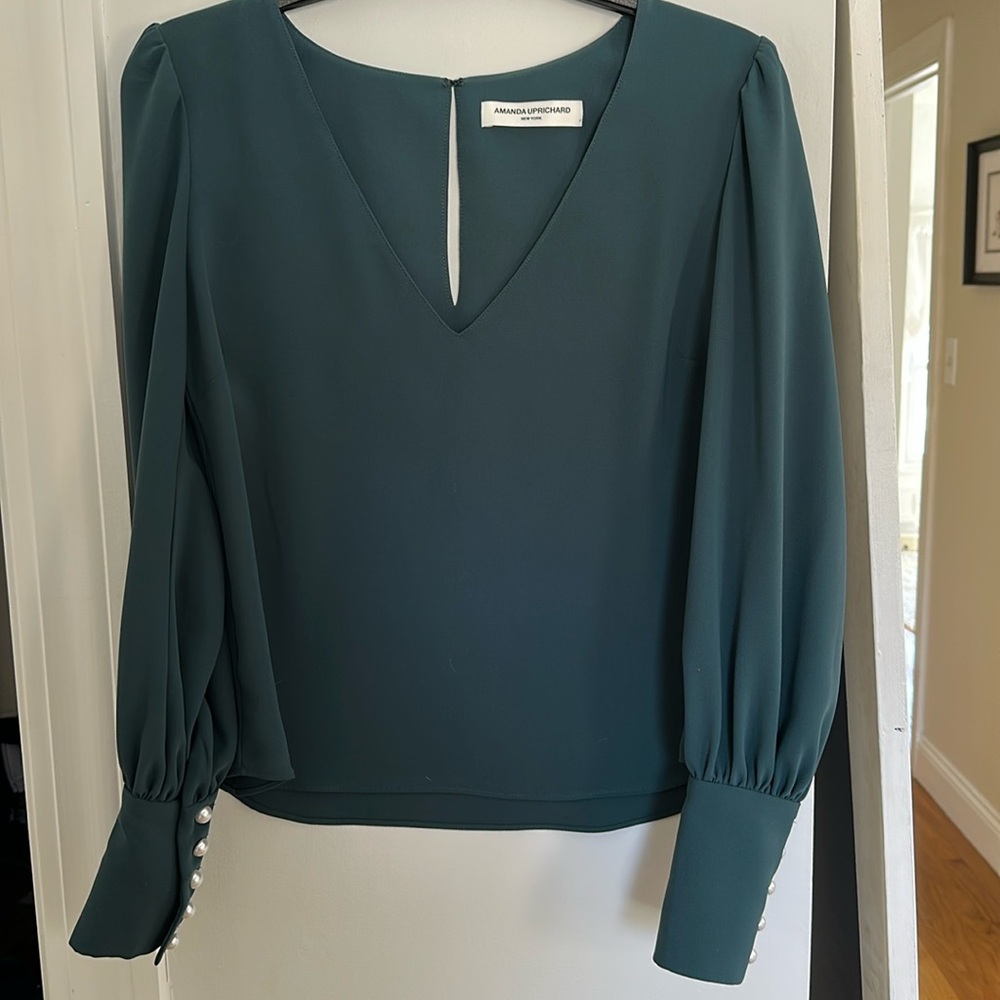 Pearl Sleeve Amanda Uprichard Blouse